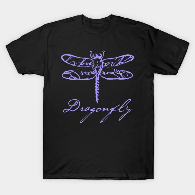 Dragonfly T-Shirt by evisionarts